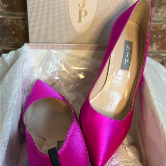 SJP by Sarah Jessica Parker hot pink heels - Picture 5 of 6